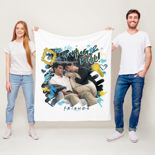 FRIENDS™ | De Oude Knuffel & Rol Fleece Deken (In situ)