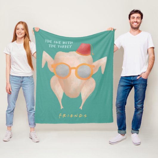 FRIENDS™ | De overeenkomst met Turkije Fleece Deken (In situ)