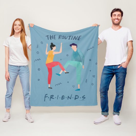 FRIENDS™ | De Routine Fleece Deken (In situ)