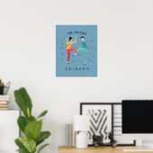 FRIENDS™ | De Routine Poster (Thuiskantoor)