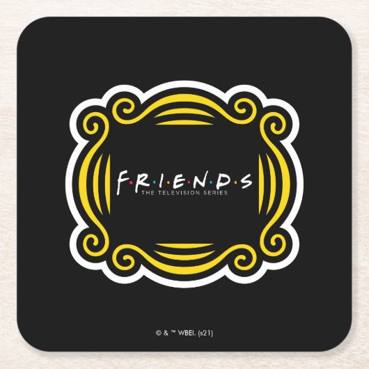 FRIENDS™ De televisieserie Kartonnen Onderzetters (Voorkant)