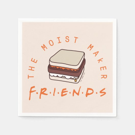 FRIENDS™ | De vochtige maker Servet (Voorkant)