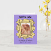 FRIENDS™ Degene met het Afstuderen - Dank je Kaart (Gele Bloem)