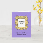 FRIENDS™ Degene met het Afstuderen - Dank je Kaart (Gele Bloem)