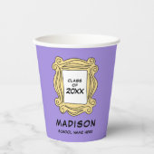 FRIENDS™ Die met het Afstuderen Papieren Bekers (Voorkant)