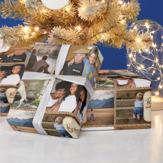 Friends DIY 6 fotocollage jute land BFF Cadeaupapier (Feestdagen)