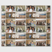 Friends DIY 6 fotocollage modern BFF Cadeaupapier (Vlak)