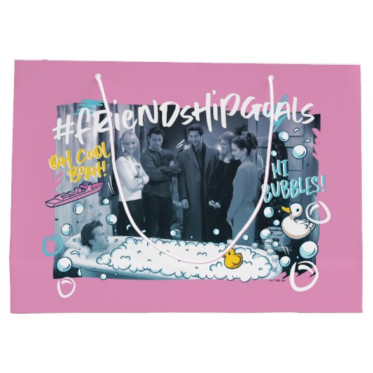 FRIENDS™ | Doelstellingen van vriendschap Groot Cadeauzakje (Achterkant)