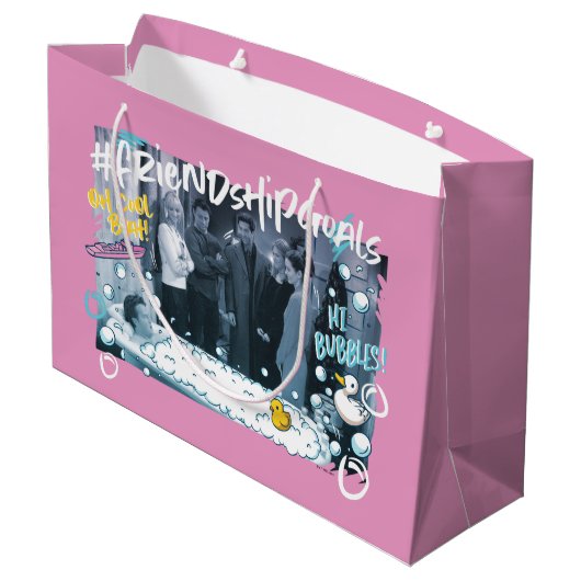 FRIENDS™ | Doelstellingen van vriendschap Groot Cadeauzakje (Achterkant Gekanteld)