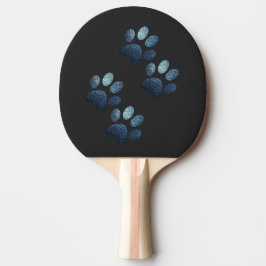 Friends dog sparren donkerblauw tafeltennisbatje