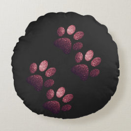 Friends dog sparren donkerrood rond kussen