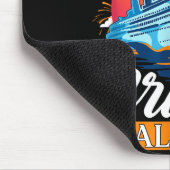 Friends Don't Cruise Alone Funny Cruising Ship Mat Muismat (Hoek)