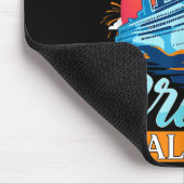 Friends Don't Cruise Alone Funny Cruising Ship Mat Muismat (Hoek)