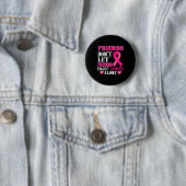 Friends Don't Fight Alone Breast Cancer Awareness Ronde Button 5,7 Cm (In situ)