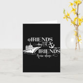 Friends Dont Let Friends Cruise Alone Ship Group  Kaart (Gele Bloem)