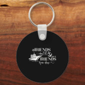 Friends Dont Let Friends Cruise Alone Ship Group Sleutelhanger (Voorkant)