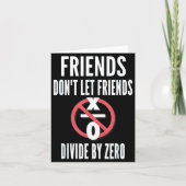 Friends Don't Let Friends Divide By Zero  Kaart (Voorkant)