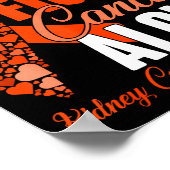 Friends Don't Let Friends Fight Cancer Alone Kidne Poster (Hoek)