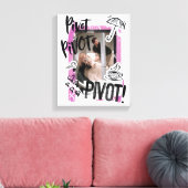 FRIENDS™ | Draai Draai DRAAI! Canvas Afdruk (Insitu (Woonkamer))