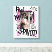 FRIENDS™ | Draai Draai DRAAI! Canvas Afdruk (Insitu (Houten vloer))