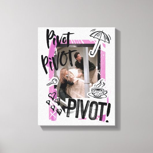 FRIENDS™ | Draai Draai DRAAI! Canvas Afdruk (Voorkant)