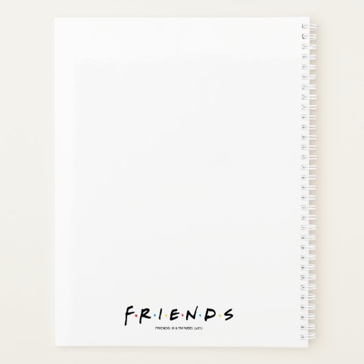 FRIENDS™ | Draaiende draaitrootte Planner (Achterkant)