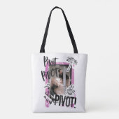 FRIENDS™ | Draaiende draaitrootte Tote Bag (Achterkant)