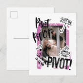 FRIENDS™ | Draaiende draaitrootte Uitnodiging Briefkaart (Voorkant / Achterkant)