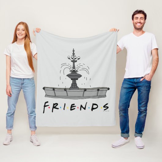 FRIENDS™ Fontein Fleece Deken (In situ)
