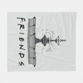 FRIENDS™ Fontein Fleece Deken (Voorkant (Horizontaal))