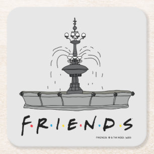 FRIENDS™ Fontein Kartonnen Onderzetters