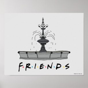 FRIENDS™ Fontein Poster