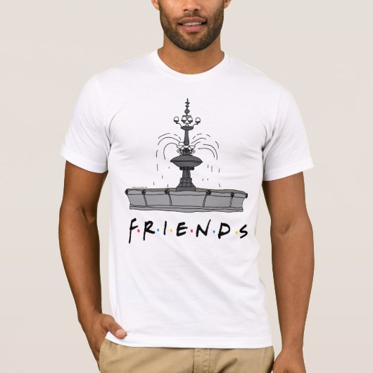 FRIENDS™ Fontein T-shirt (Voorkant)