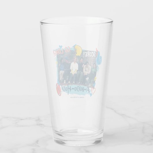 FRIENDS™ | FOOTBALL GLAS (Achterkant)