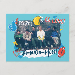 FRIENDS™   FOOTBALL UITNODIGING BRIEFKAART