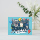 FRIENDS™ | FOOTBALL UITNODIGING BRIEFKAART (Staand voorkant)