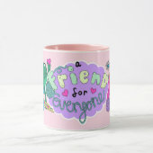 "Friends for Everyone" Logo Mug Mok (Midden)