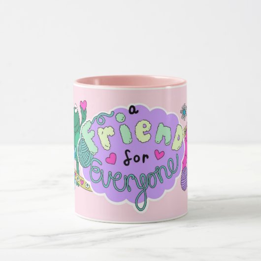 "Friends for Everyone" Logo Mug Mok (Midden)