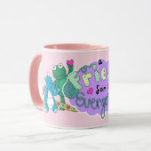 "Friends for Everyone" Logo Mug Mok (Voorkant links)