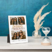 Friends Forever 3 Fotocollage Keepsake Fotoplaat (Zijkant)