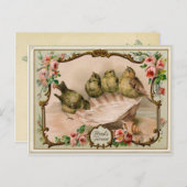 Friends Forever Bird  Reproduction Briefkaart (Voorkant / Achterkant)