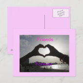 Friends Forever Briefkaart (Voorkant / Achterkant)