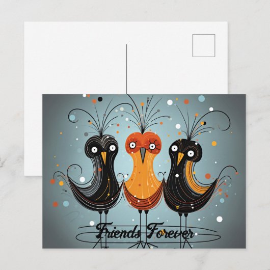 Friends Forever Briefkaart (Voorkant / Achterkant)