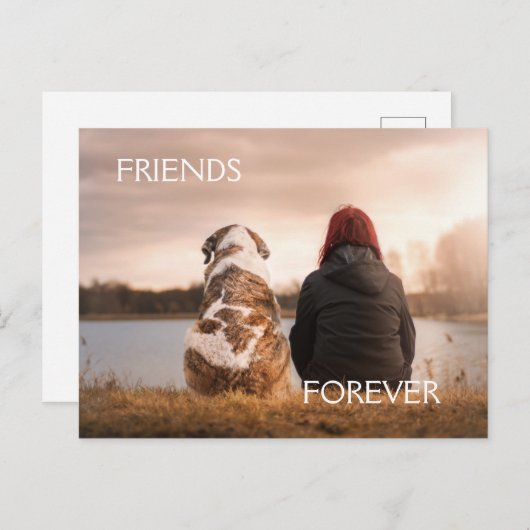 Friends Forever Briefkaart (Voorkant / Achterkant)