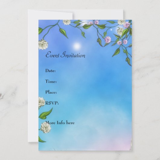 Friends Forever Cat en Butterfly Zelfs Uitnodiging (Achterkant)