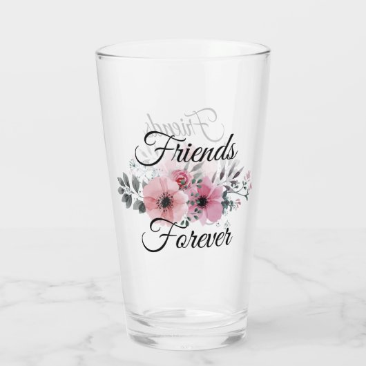 Friends Forever Glass Cup Glas (Achterkant)