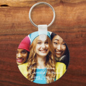 Friends Forever! Grote foto, klasse afstuderen Sleutelhanger (Voorkant)