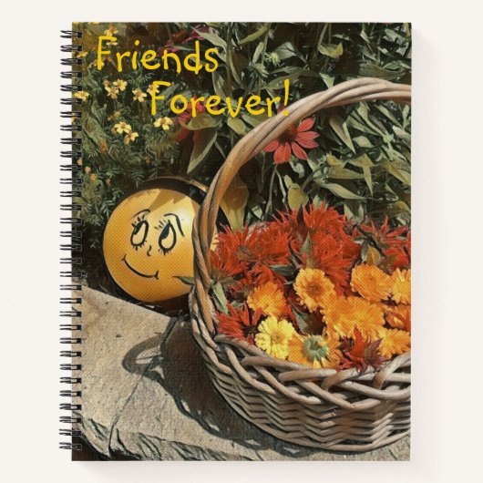 Friends Forever Happy Garden Notitieboek (Voorkant)