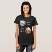 Friends forever infinity foto namen zwart t-shirt (Voorkant volledig)