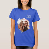 Friends forever infinity foto noemt koninklijk bla t-shirt (Voorkant)